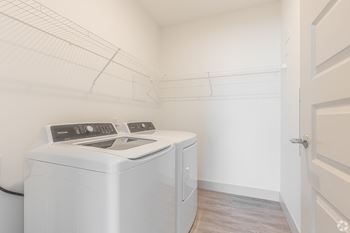 In home full size washer and dryer